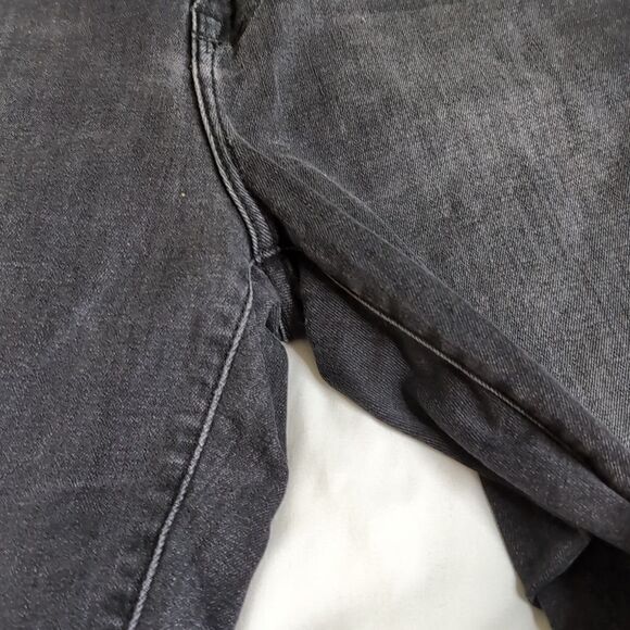 Good American size 14/32 Black Good Waist Skinny Jeans with Rhinestone BAD - Picture 6 of 13